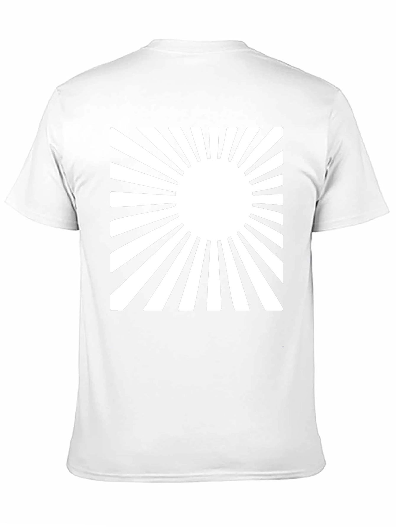 Rising Sun Graphic Tee - Black Cotton Casual Shirt
