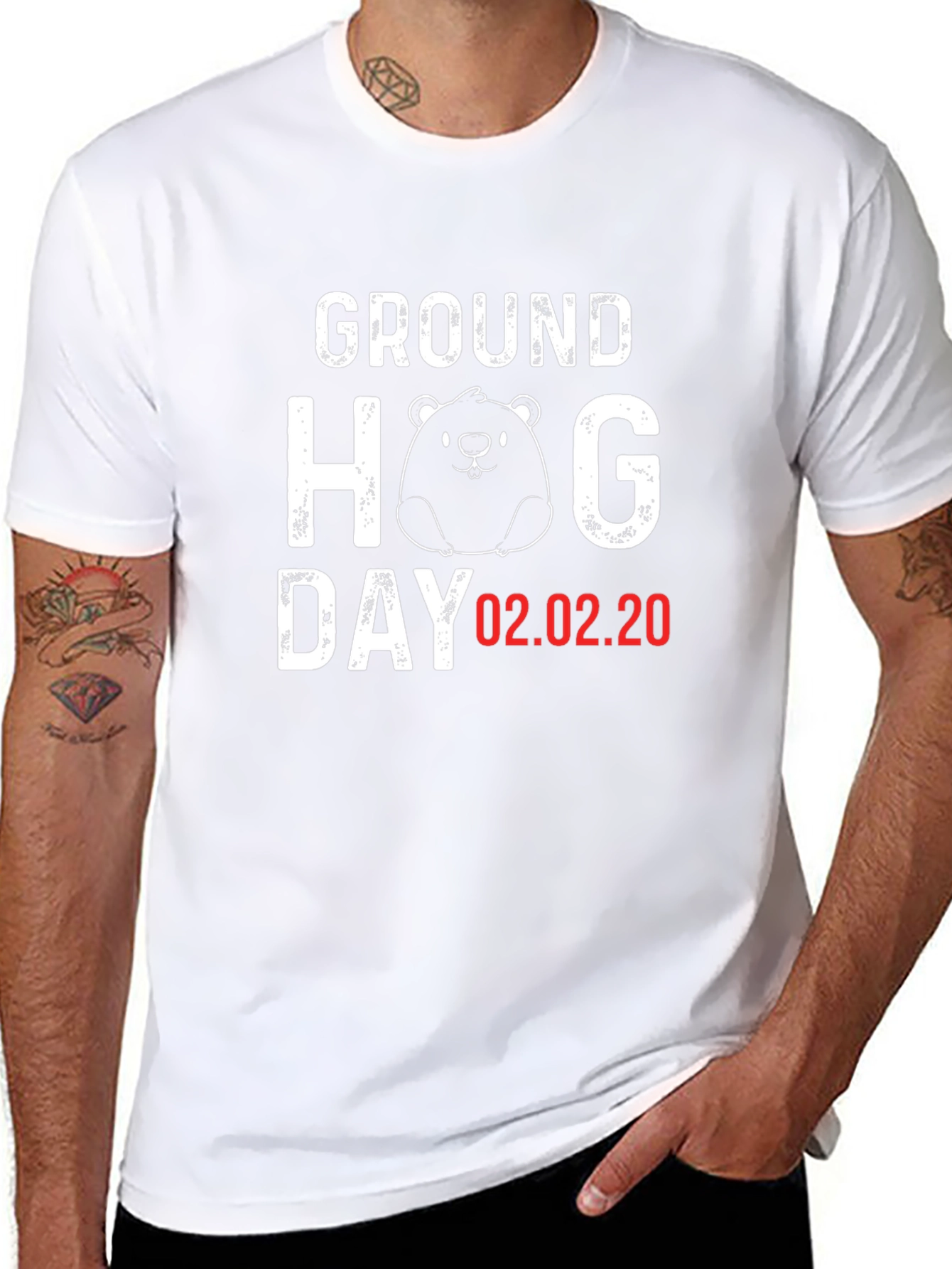 Groundhog Day 02.02.20 T-Shirt Cute Graphic Tee