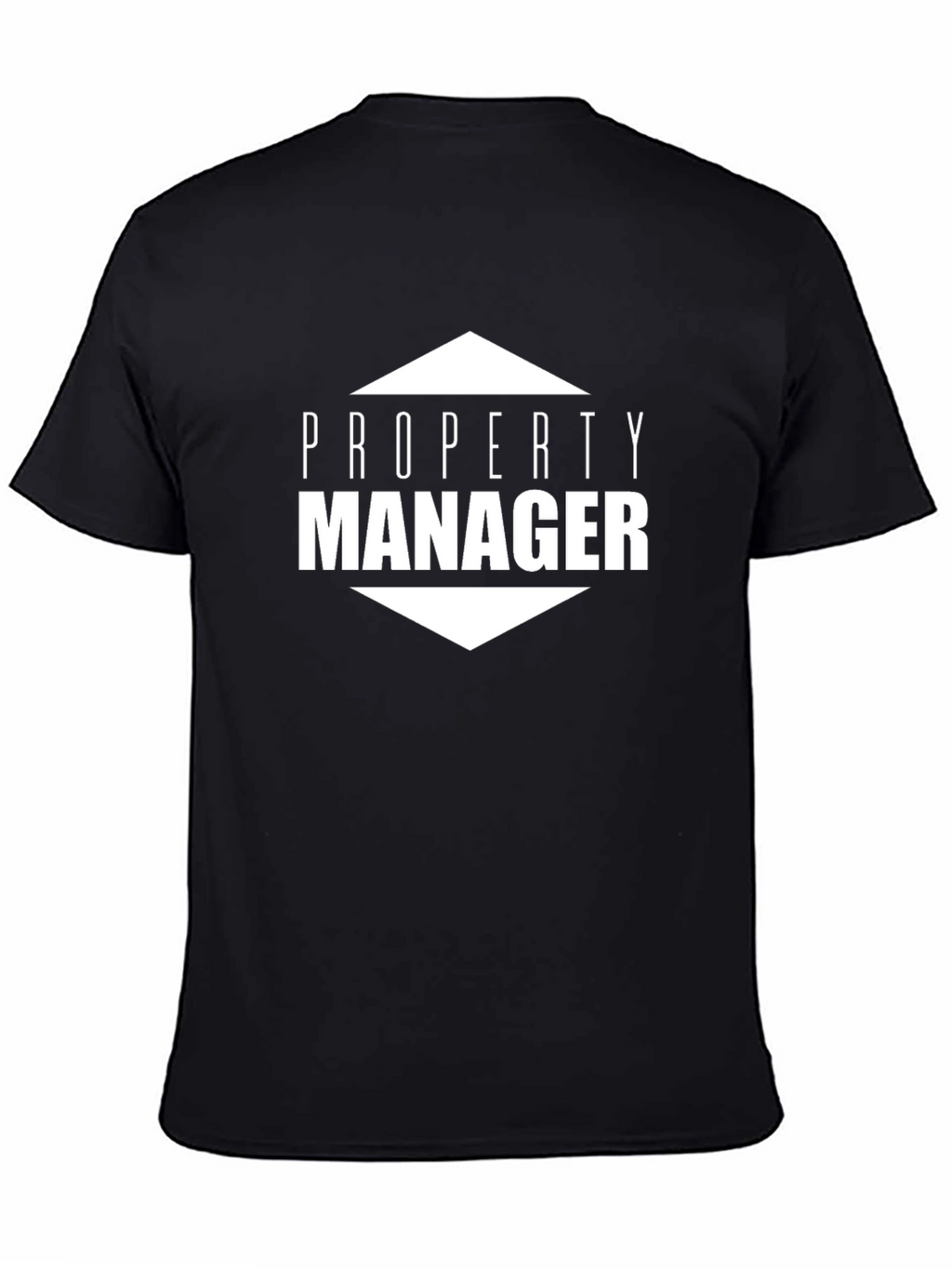 Property Manager Graphic Tee - Black Cotton Blend