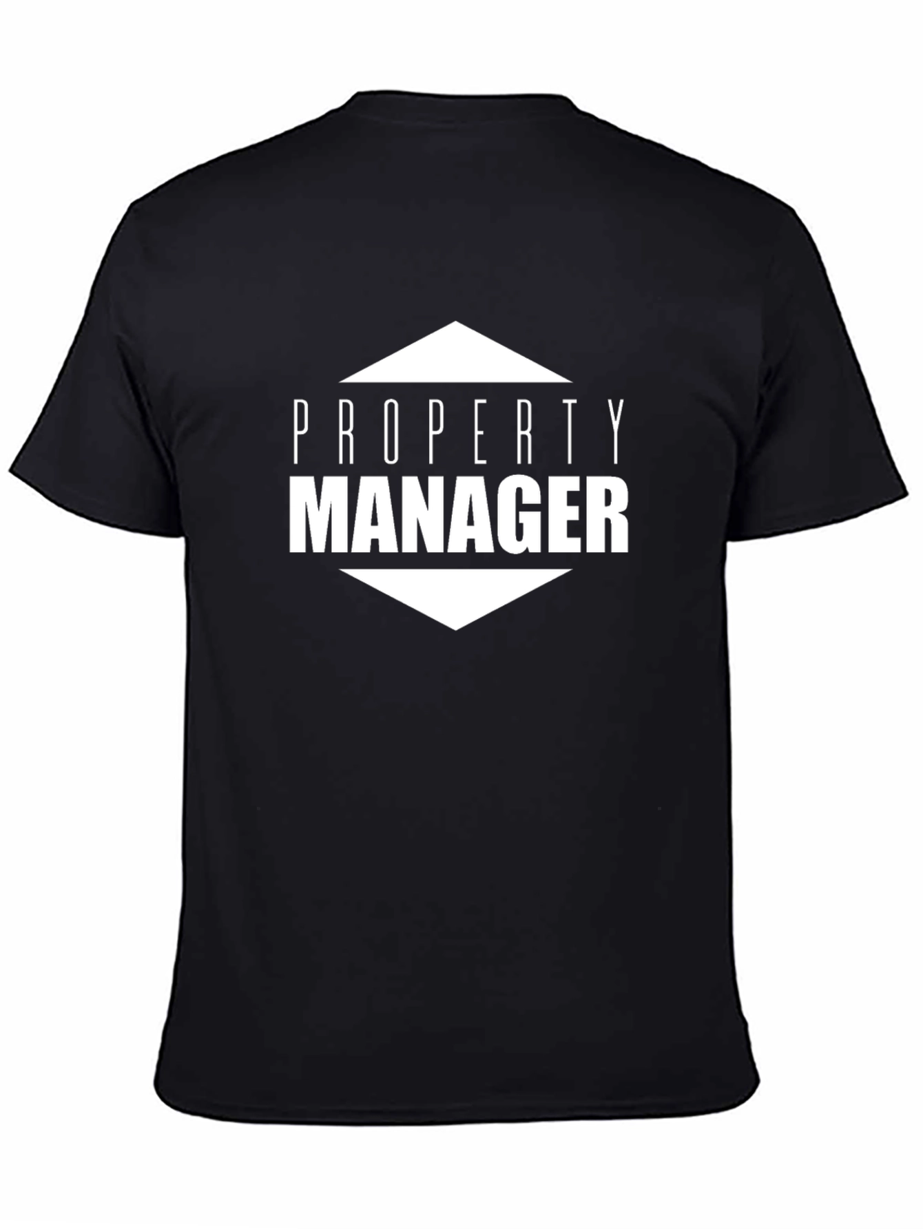 Property Manager Graphic Tee - Black Cotton Blend