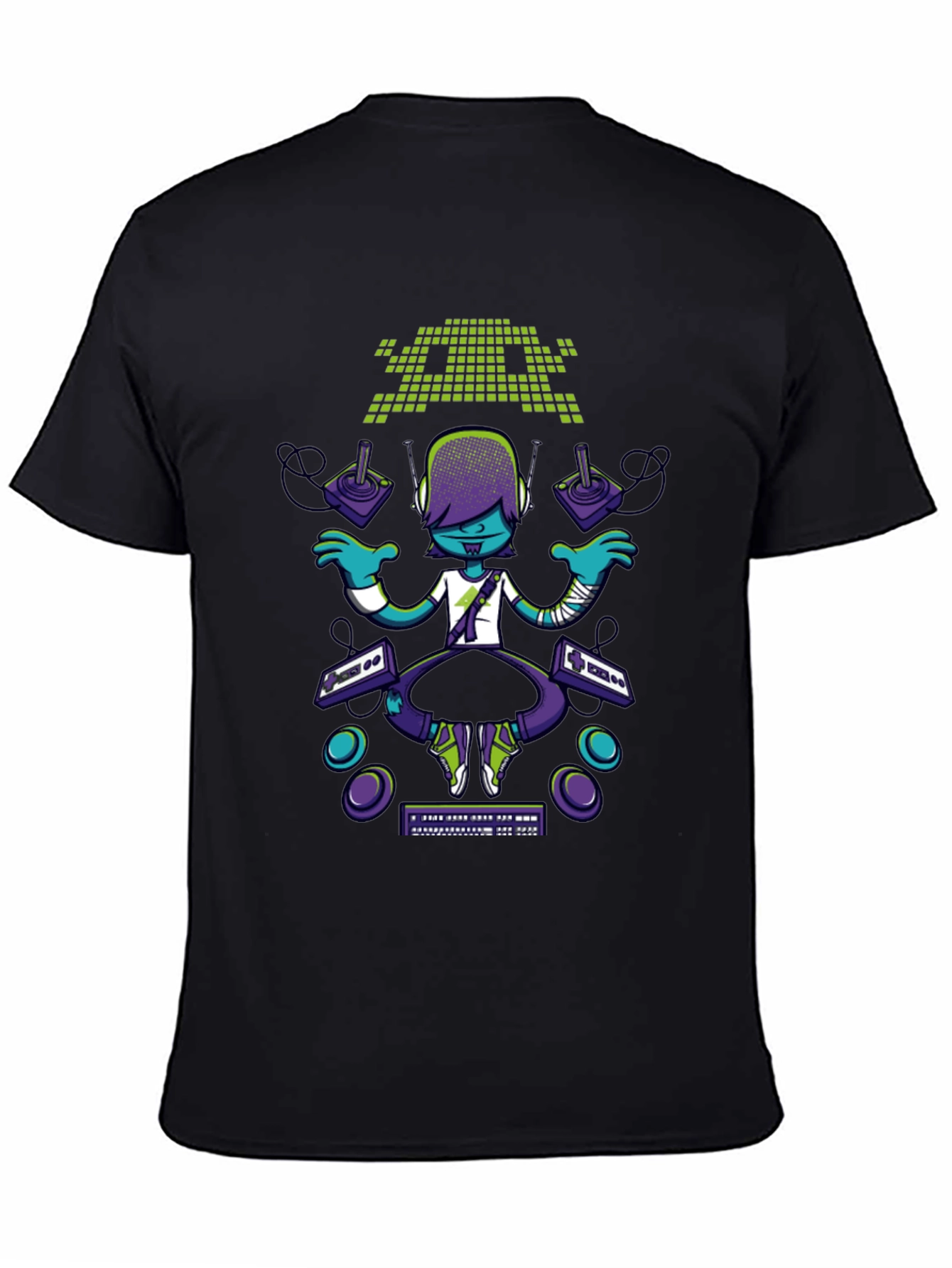 Gamer Style T-Shirt - Retro Pixel Design