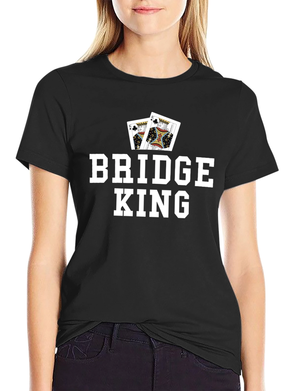 Bridge King Graphic Tee - Card Game T-Shirt