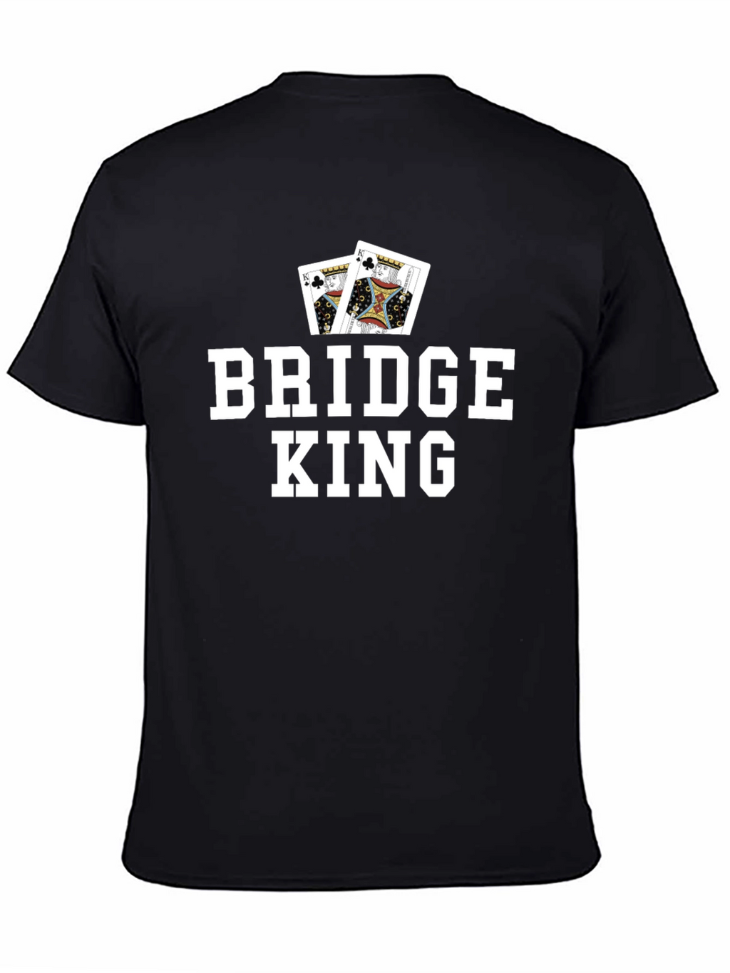 Bridge King Graphic Tee - Card Game T-Shirt