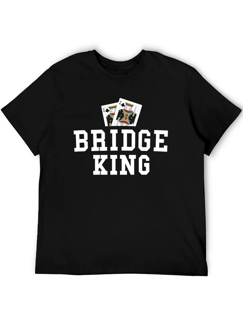 Bridge King Graphic Tee - Card Game T-Shirt