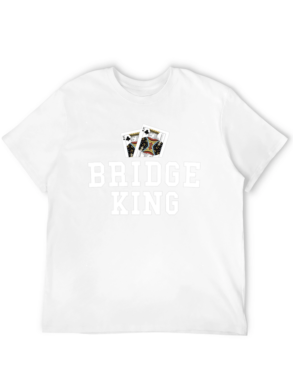 Bridge King Graphic Tee - Card Game T-Shirt