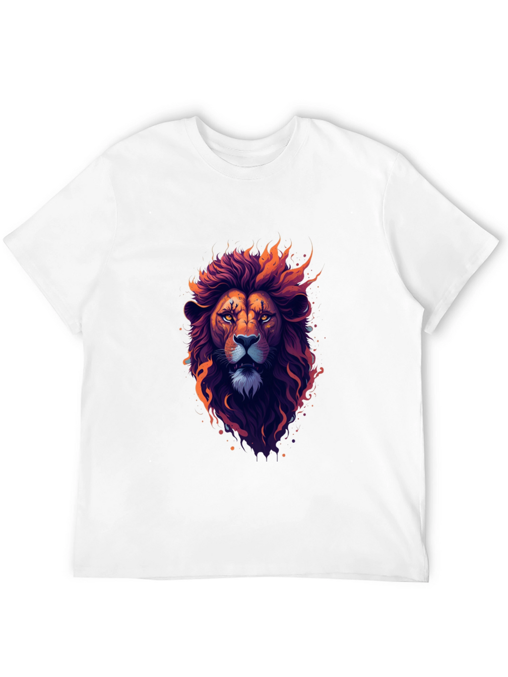Lion Graphic Tee - Bold Artistic Design