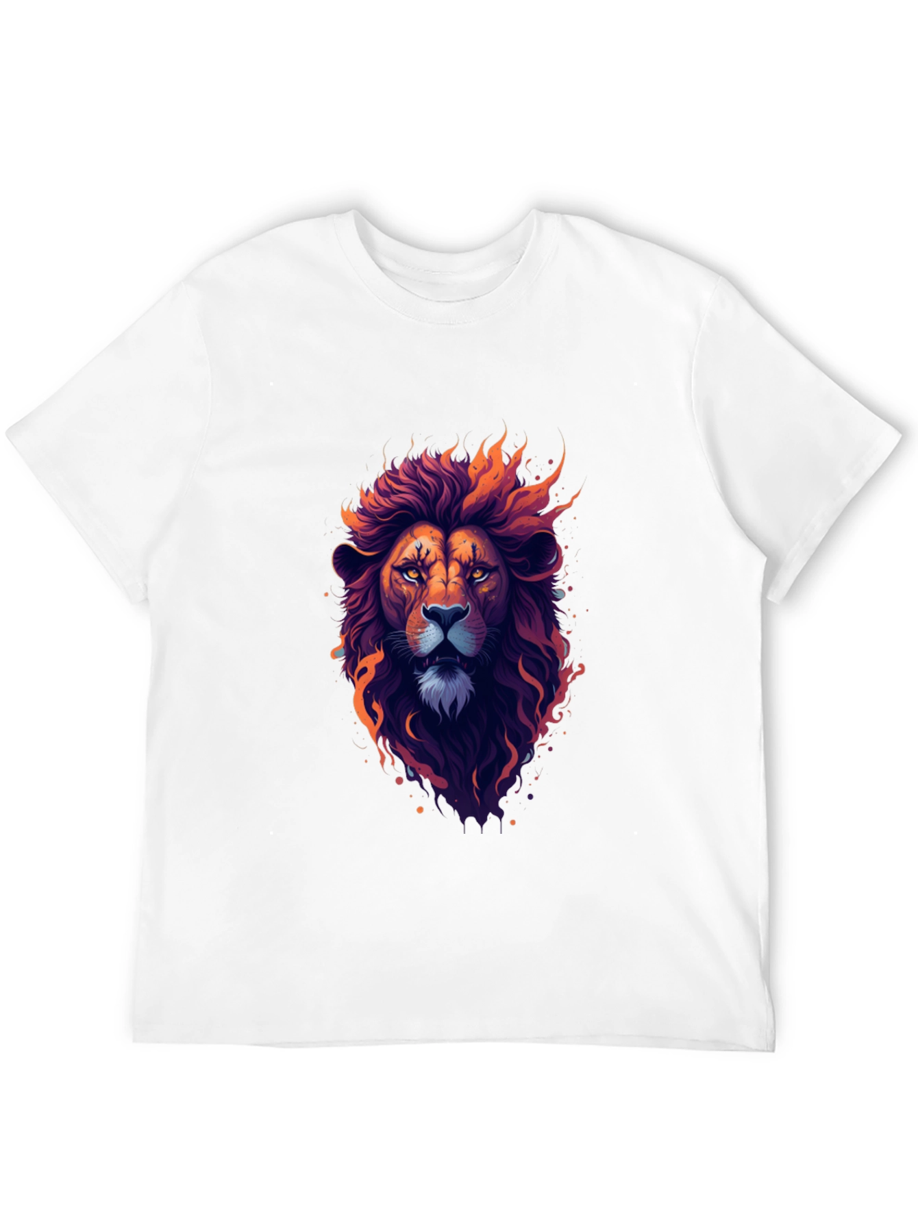 Lion Graphic Tee - Bold Artistic Design