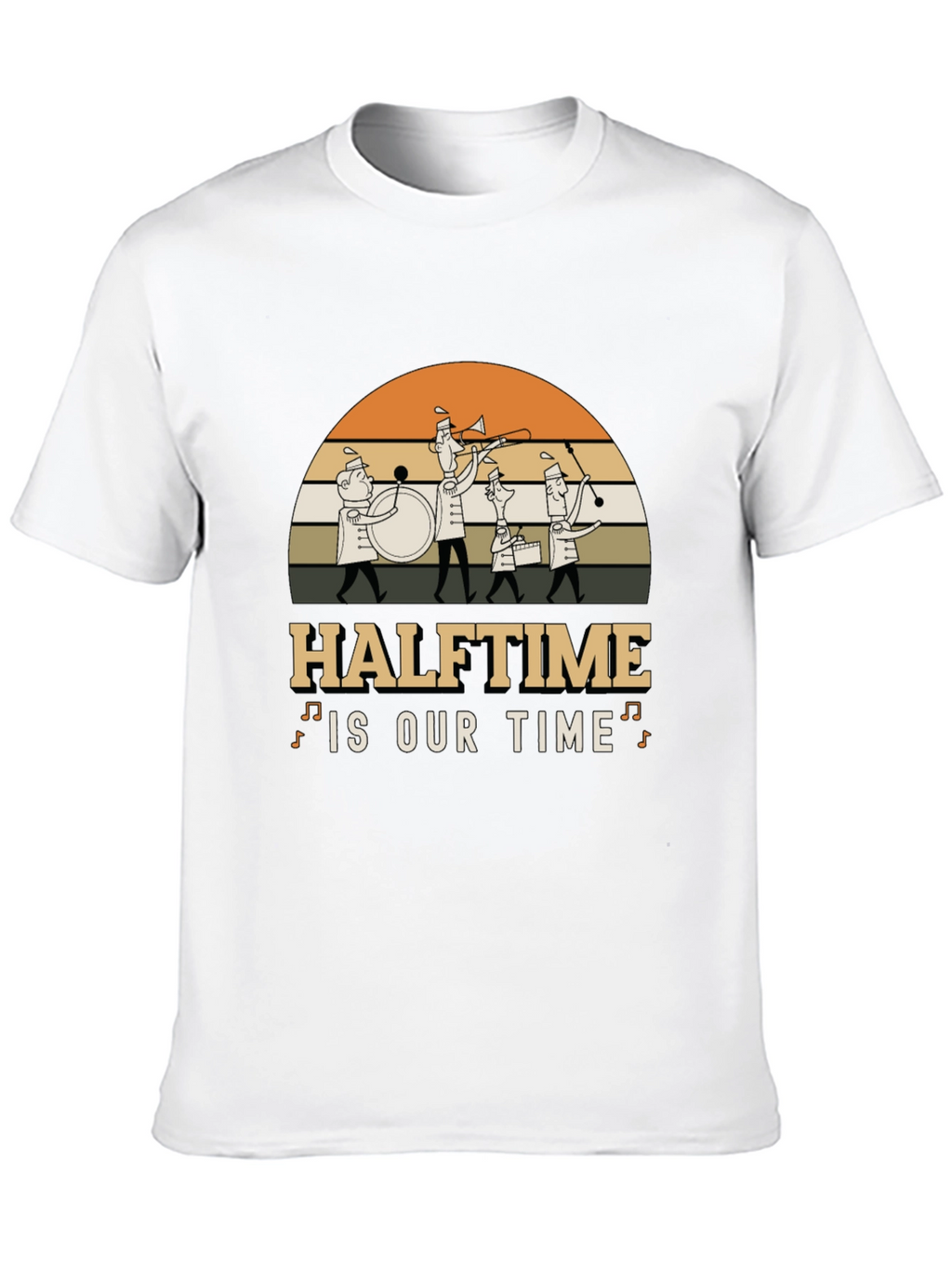Halftime Is Our Time T-Shirt Band Graphic Tee
