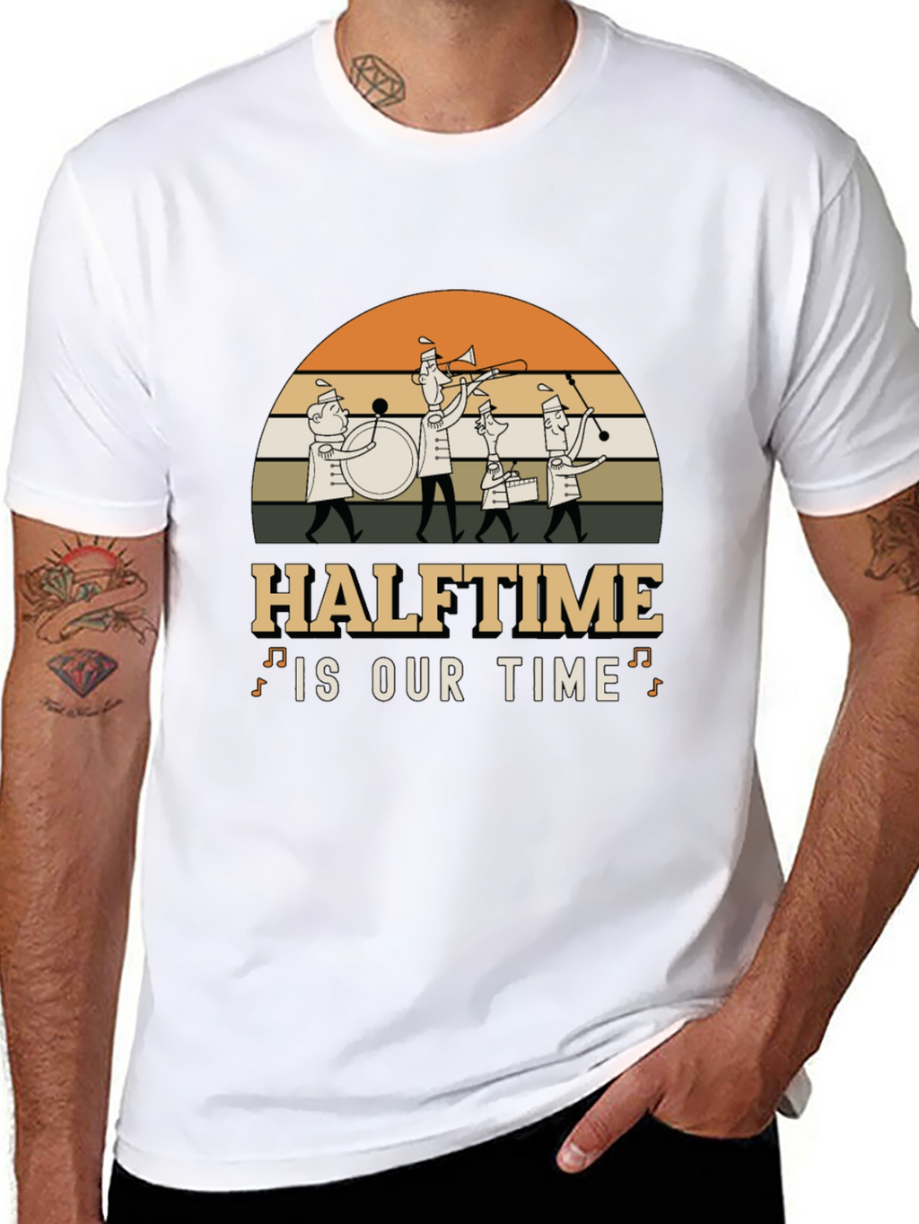 Halftime Is Our Time T-Shirt Band Graphic Tee