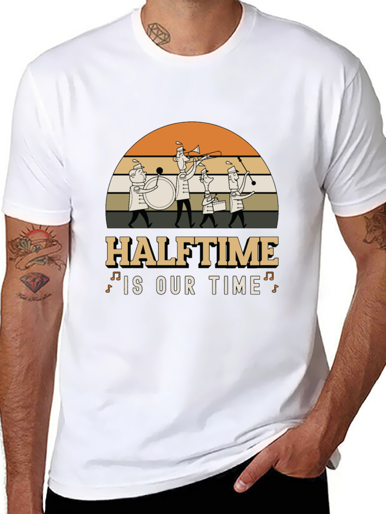 Halftime Is Our Time T-Shirt Band Graphic Tee