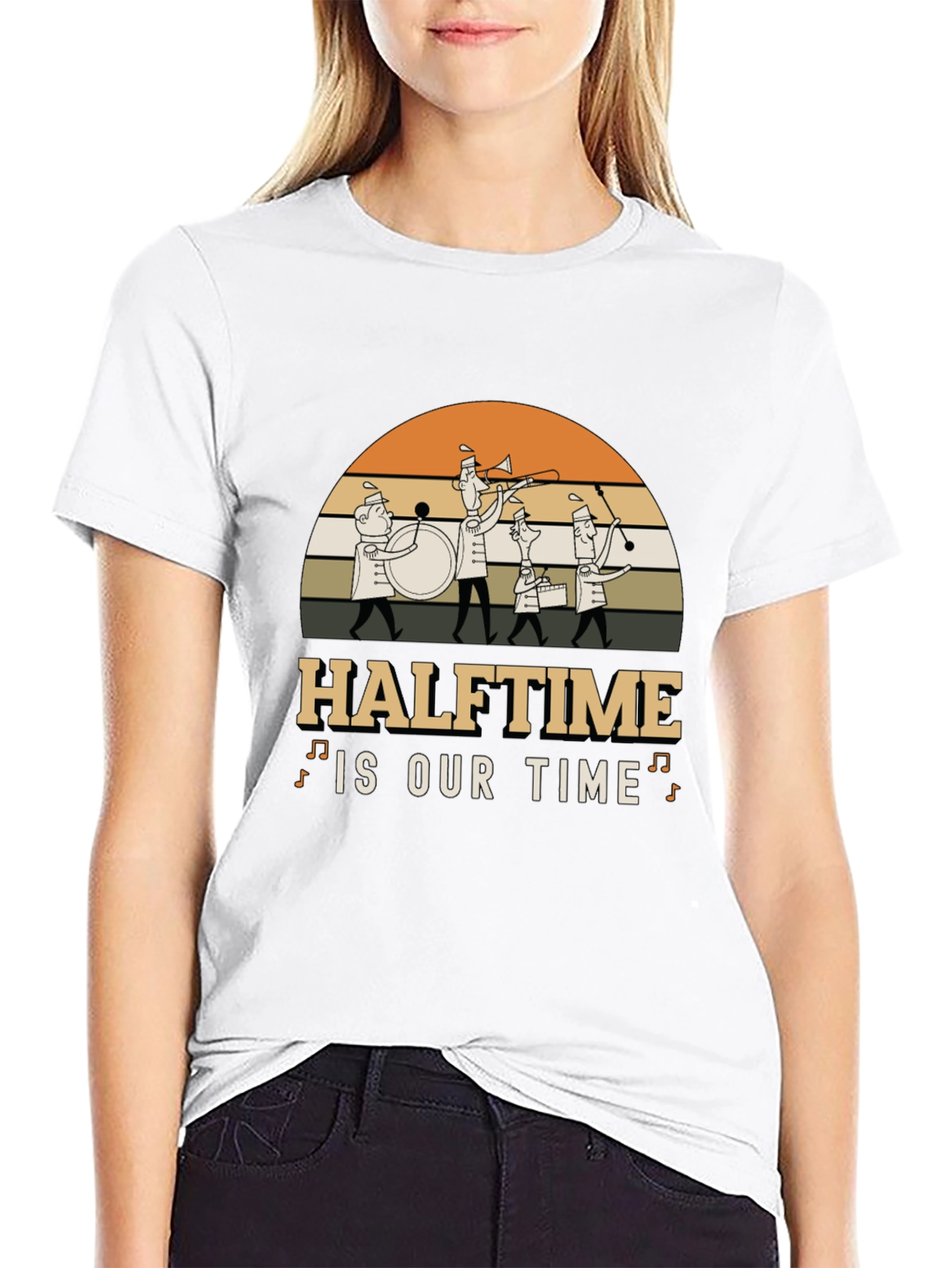 Halftime Is Our Time T-Shirt Band Graphic Tee