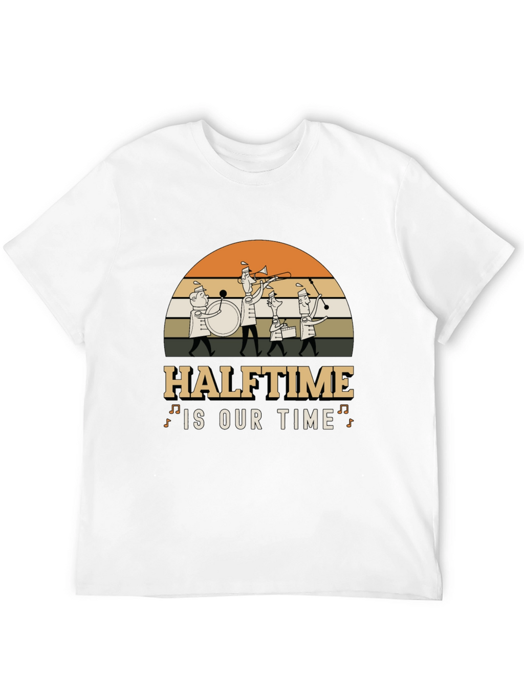 Halftime Is Our Time T-Shirt Band Graphic Tee