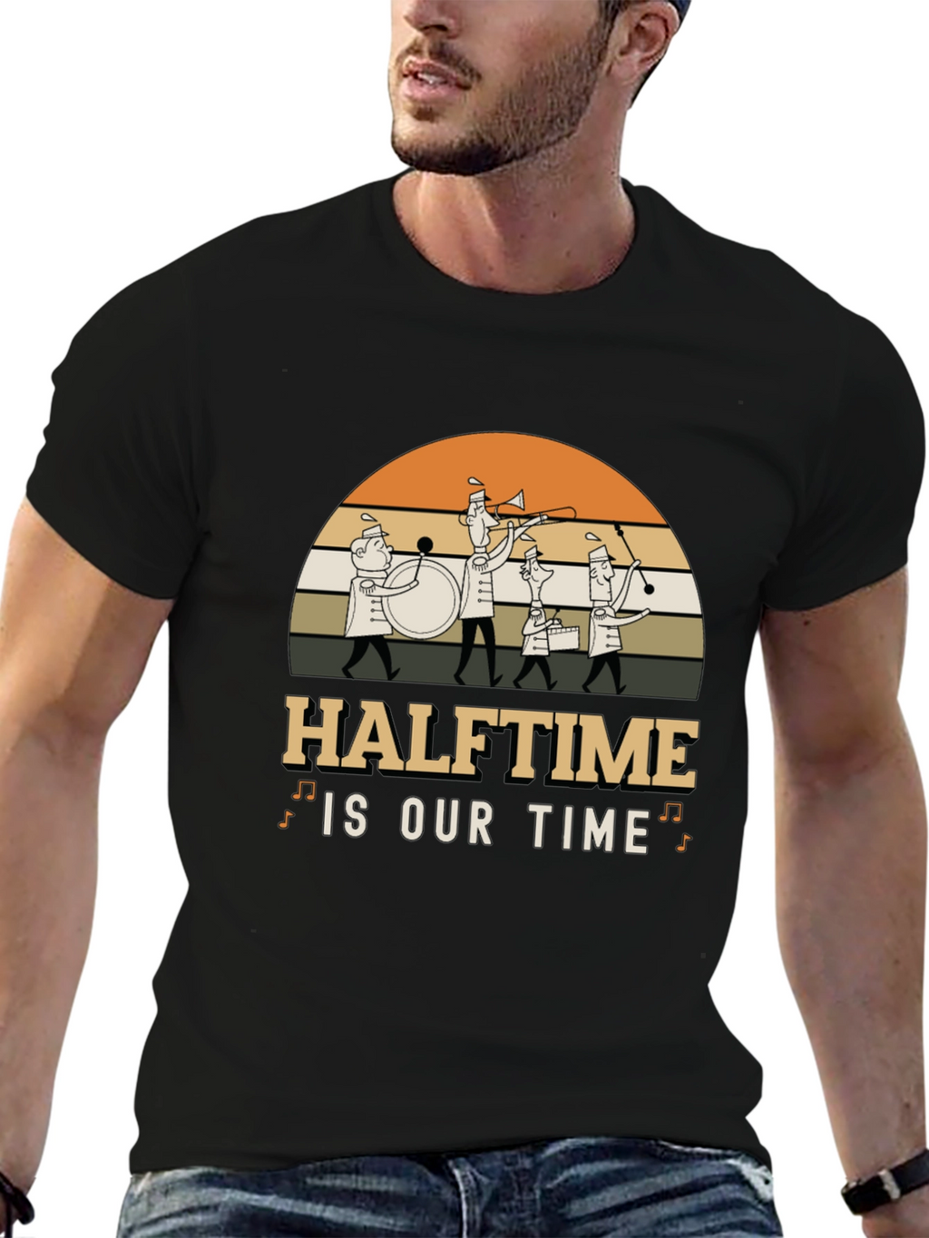 Halftime Is Our Time T-Shirt Band Graphic Tee