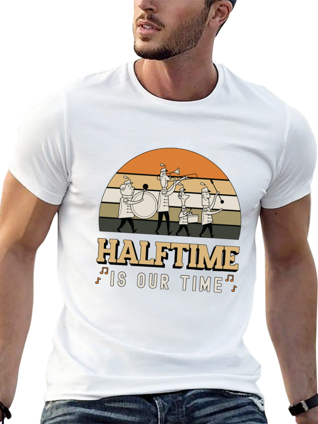 Halftime Is Our Time T-Shirt Band Graphic Tee