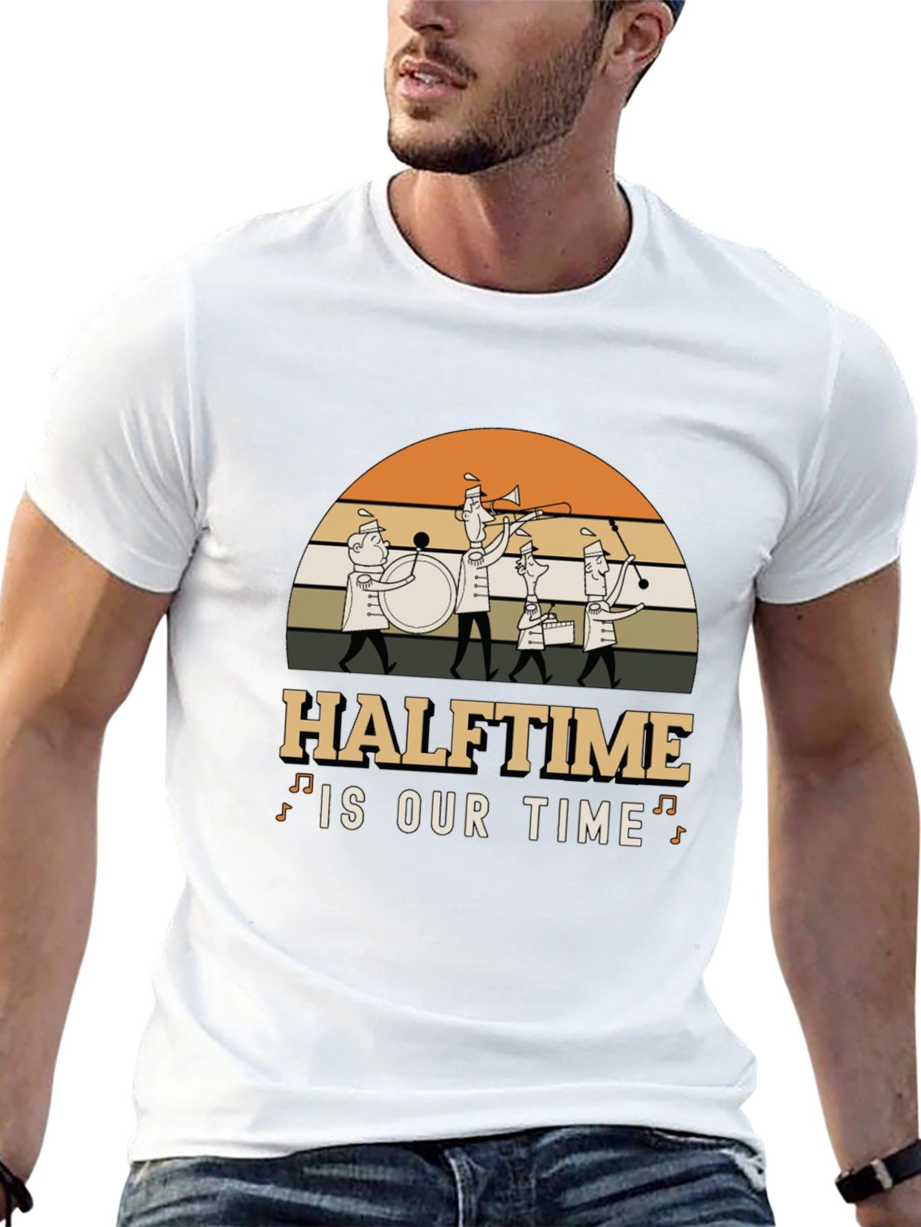 Halftime Is Our Time T-Shirt Band Graphic Tee