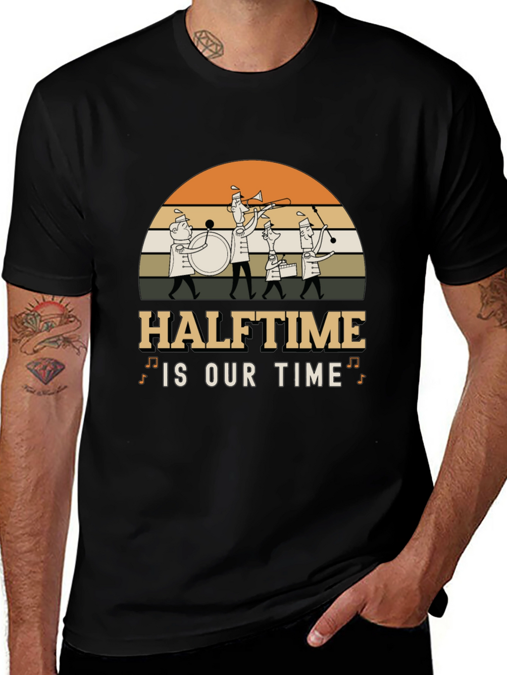 Halftime Is Our Time T-Shirt Band Graphic Tee
