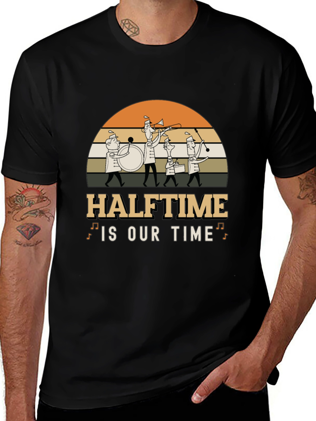 Halftime Is Our Time T-Shirt Band Graphic Tee