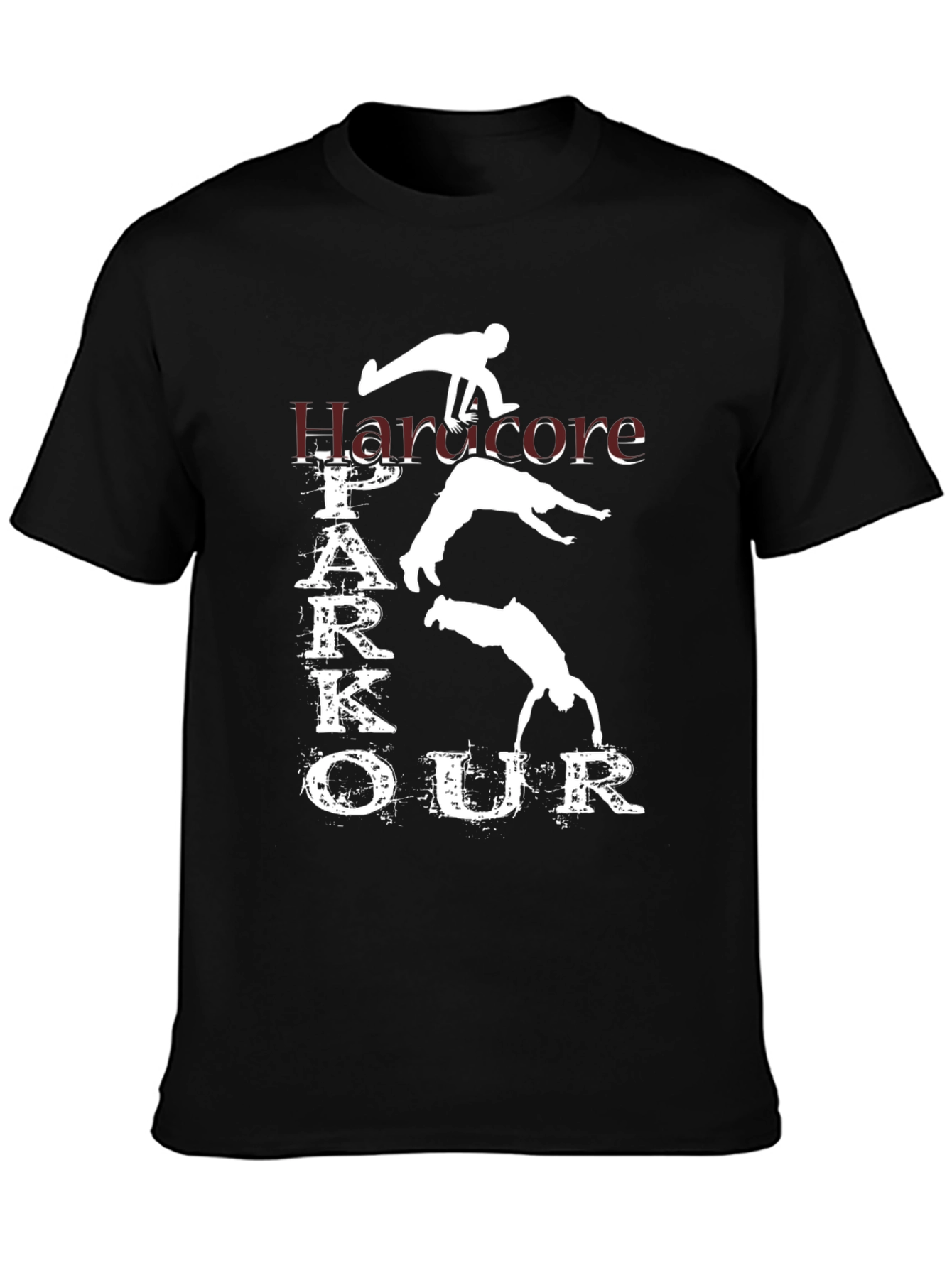 Hardcore Parkour Black T-Shirt