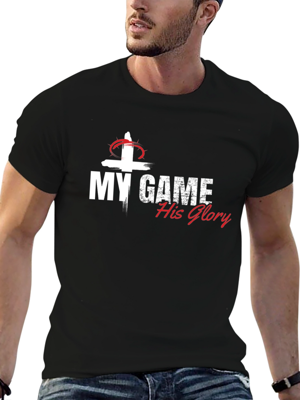 My Game His Glory Graphic T-Shirt