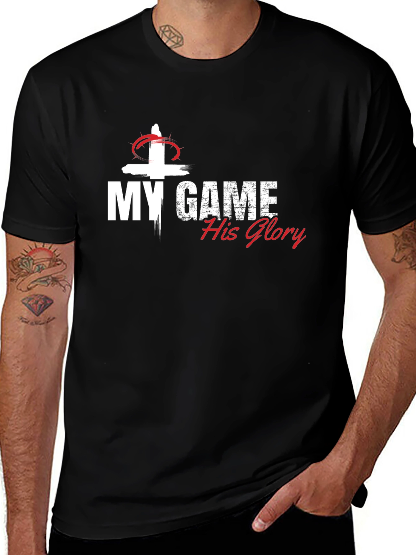 My Game His Glory Graphic T-Shirt