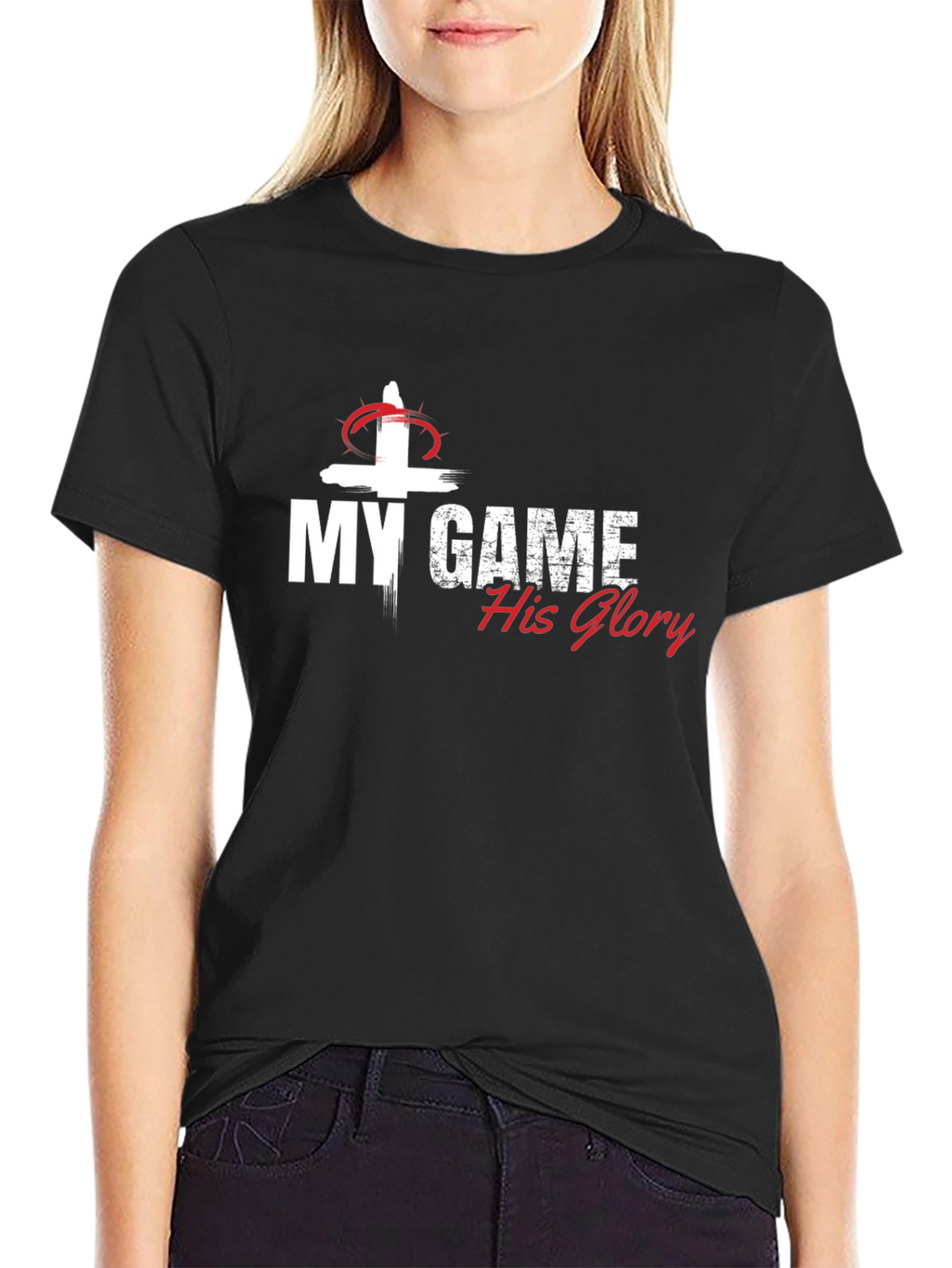 My Game His Glory Graphic T-Shirt