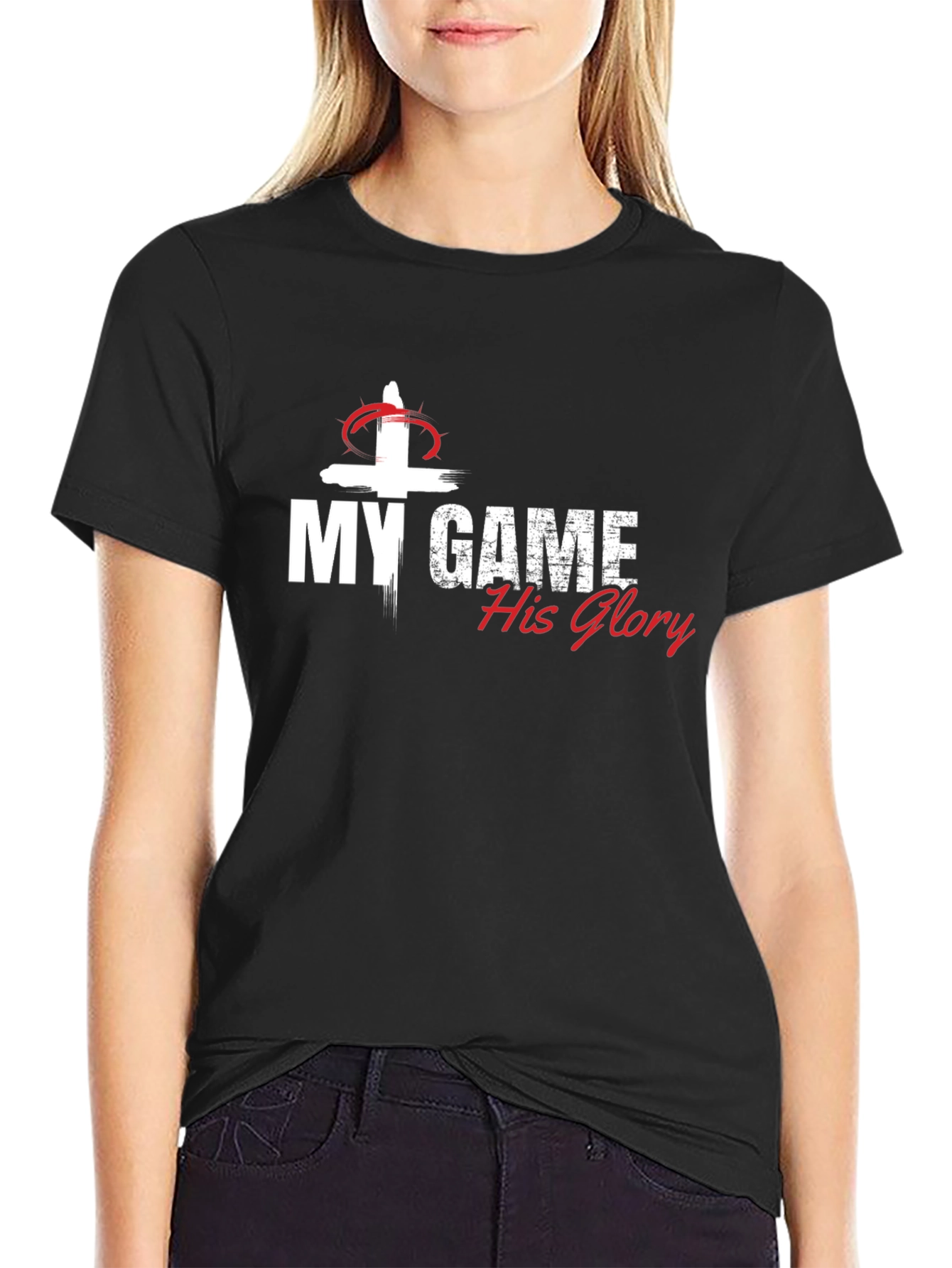 My Game His Glory Graphic T-Shirt