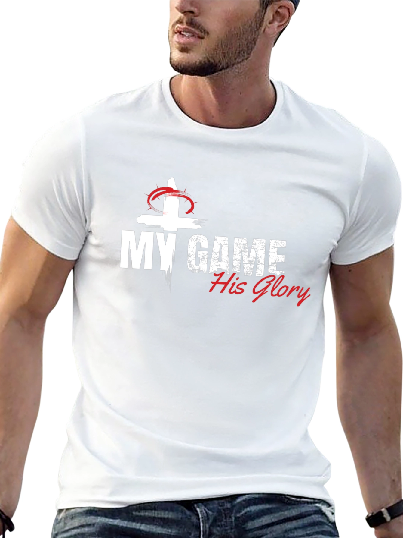 My Game His Glory Graphic T-Shirt