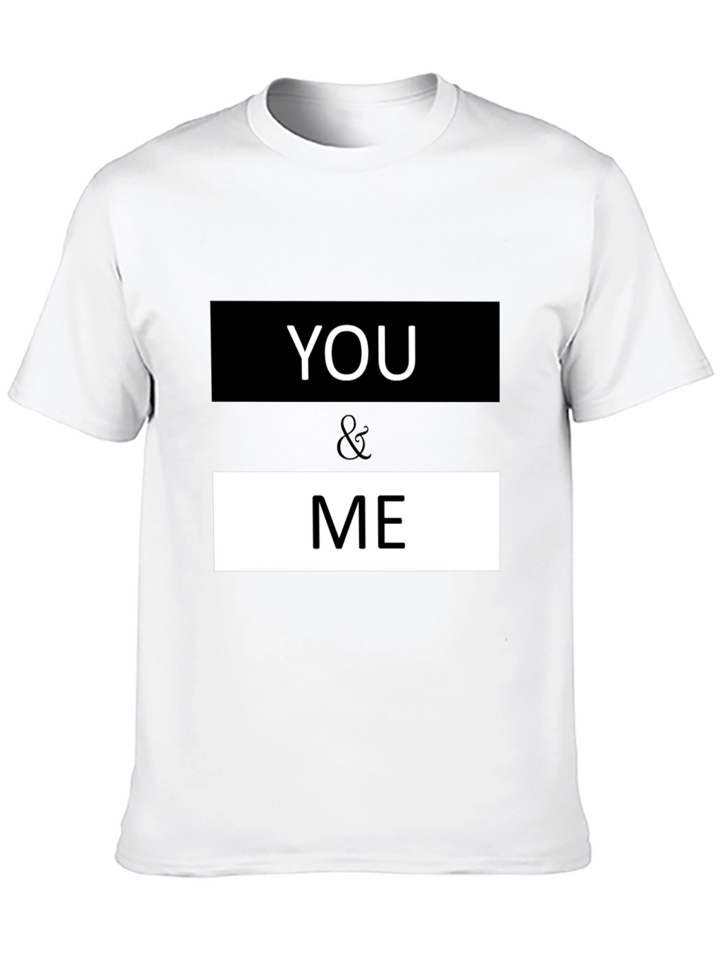 You & Me Graphic Print Crew Neck T-Shirt