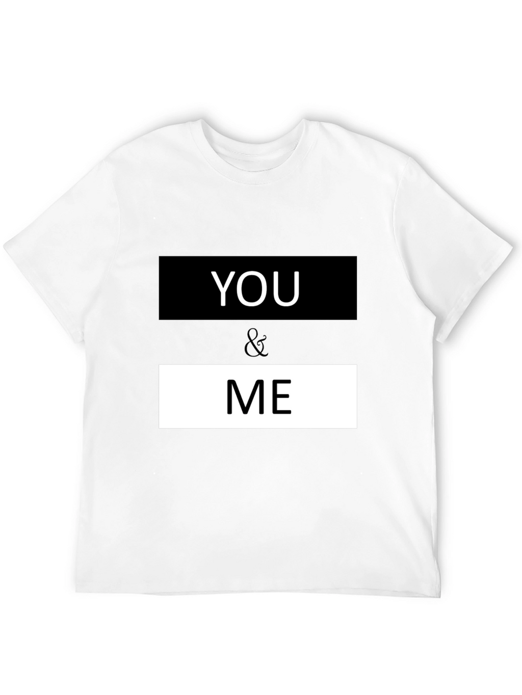 You & Me Graphic Print Crew Neck T-Shirt