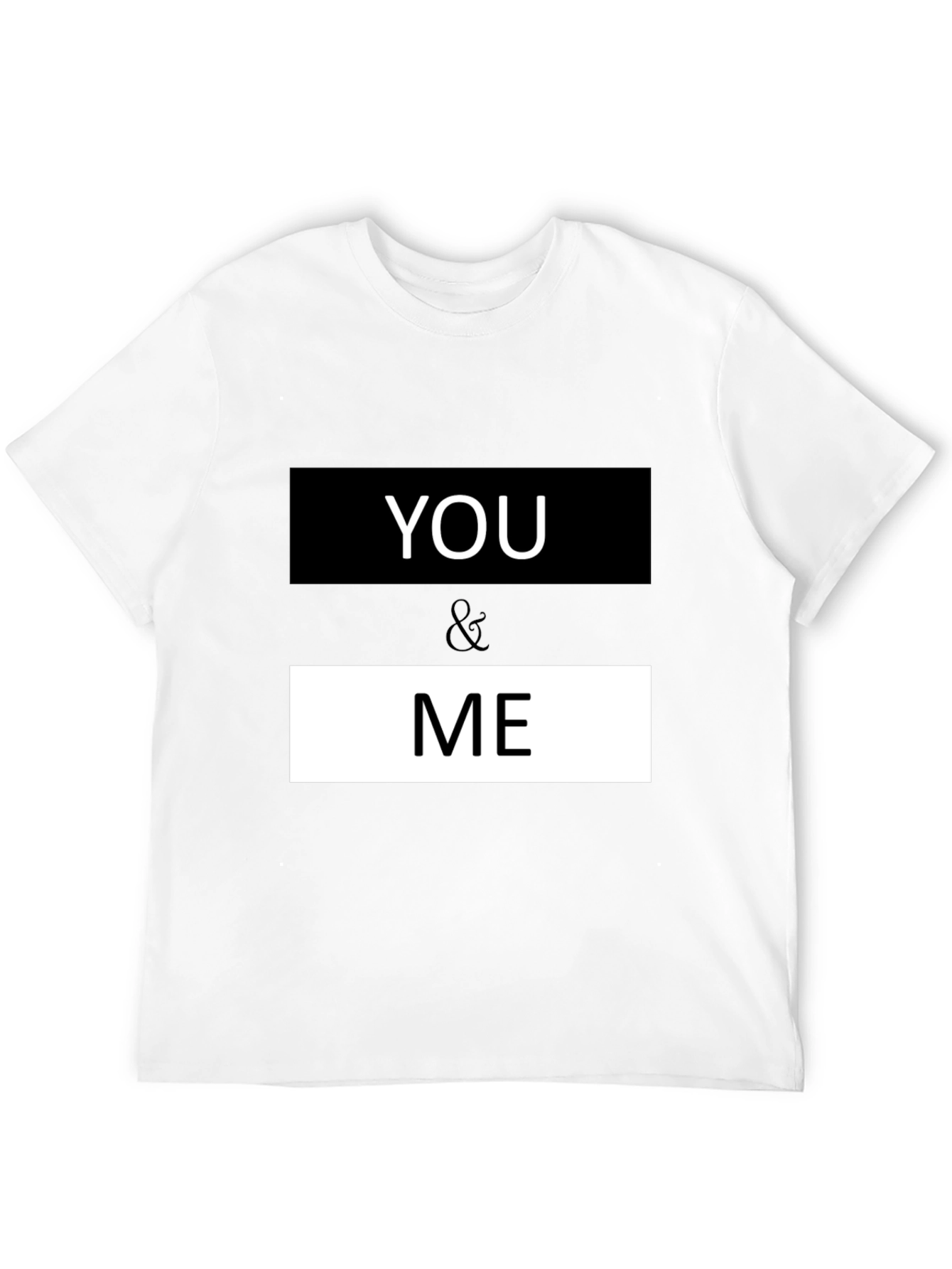 You & Me Graphic Print Crew Neck T-Shirt
