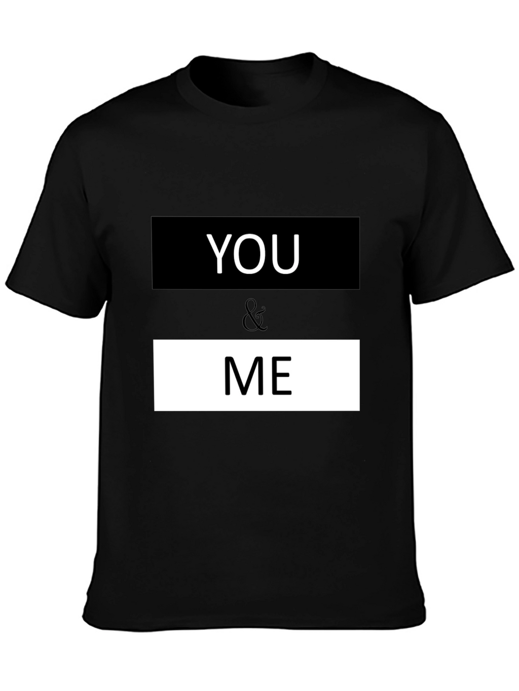You & Me Graphic Print Crew Neck T-Shirt