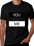 You & Me Graphic Print Crew Neck T-Shirt