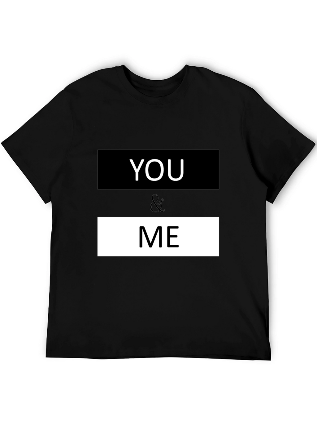 You & Me Graphic Print Crew Neck T-Shirt