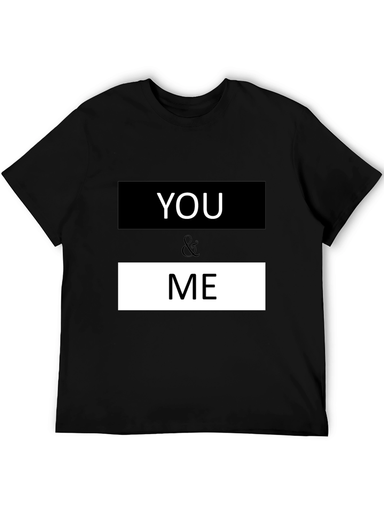 You & Me Graphic Print Crew Neck T-Shirt