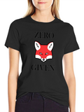 Zero Fox Given T-Shirt - Funny Animal Graphic Tee