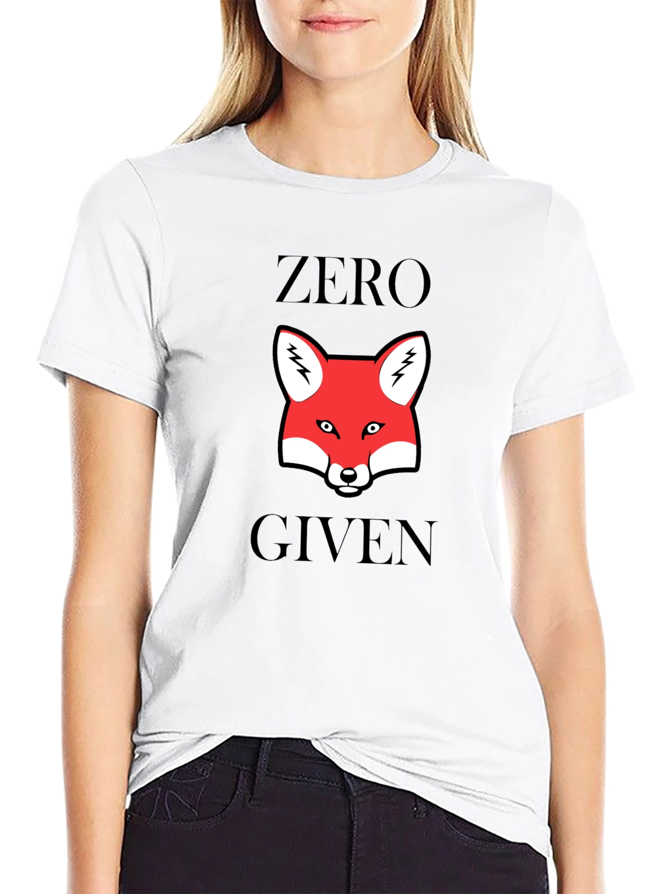 Zero Fox Given T-Shirt - Funny Animal Graphic Tee