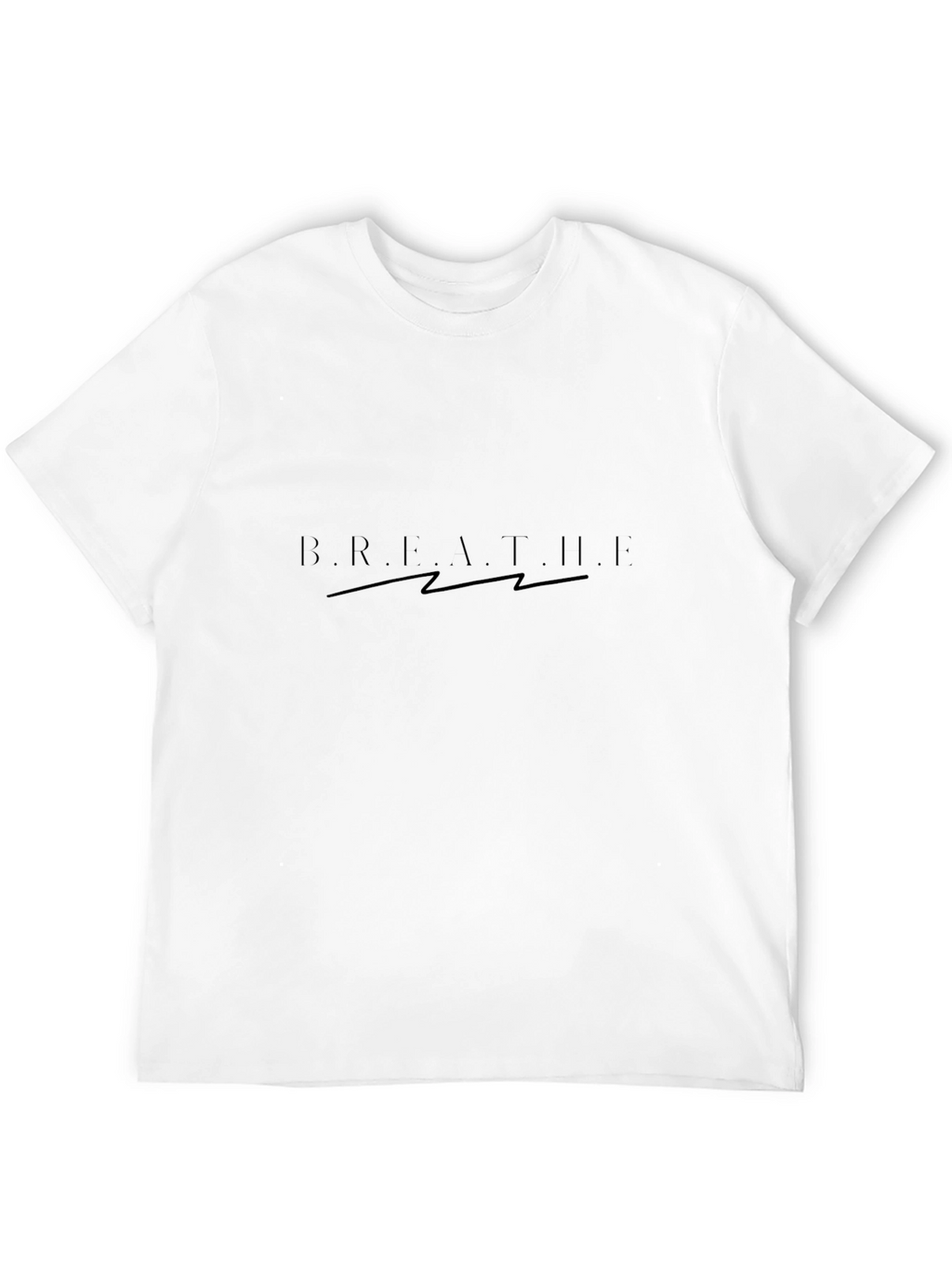 Breathe Graphic Tee - Minimalist Style