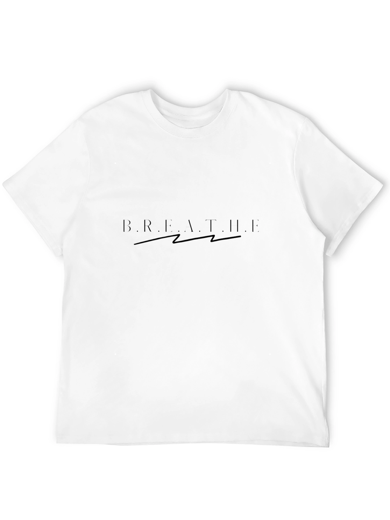 Breathe Graphic Tee - Minimalist Style