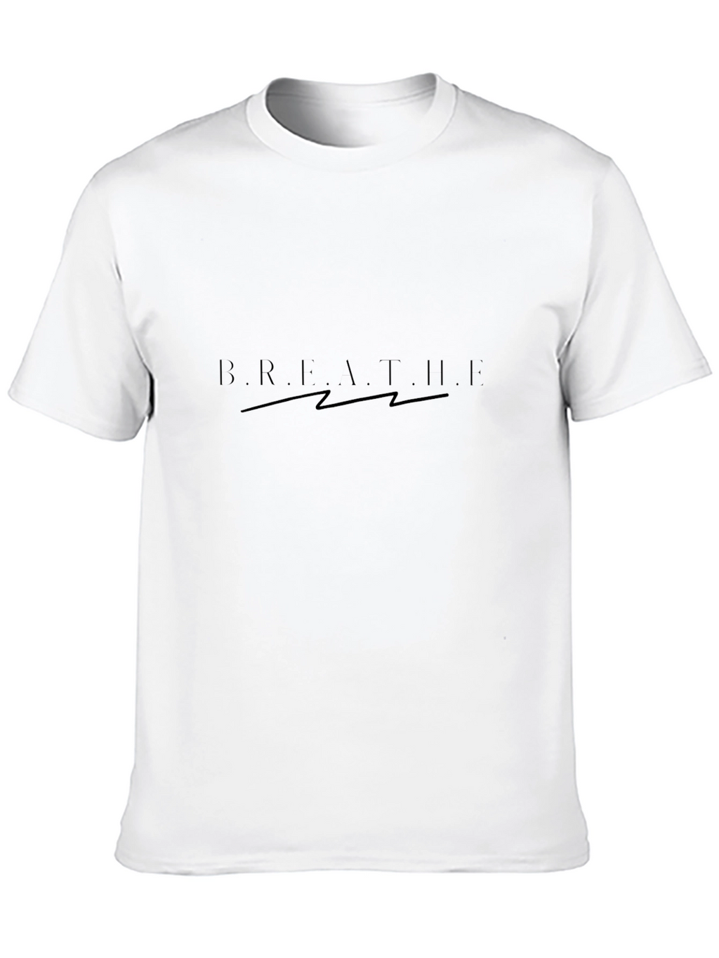 Breathe Graphic Tee - Minimalist Style
