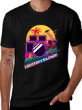 Retro Synthwave Drum Set T-Shirt