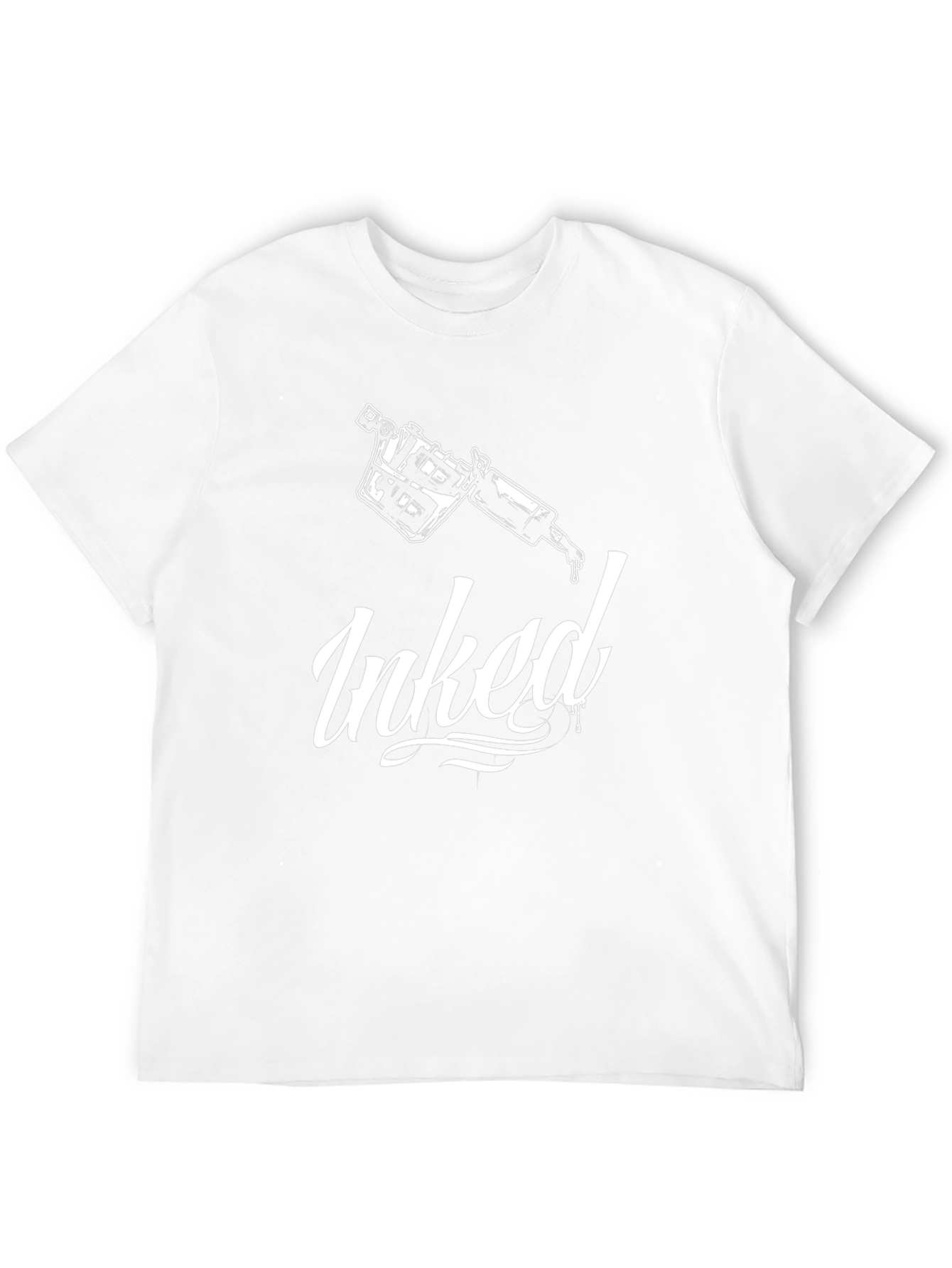 Inked Tattoo Design Black T-Shirt