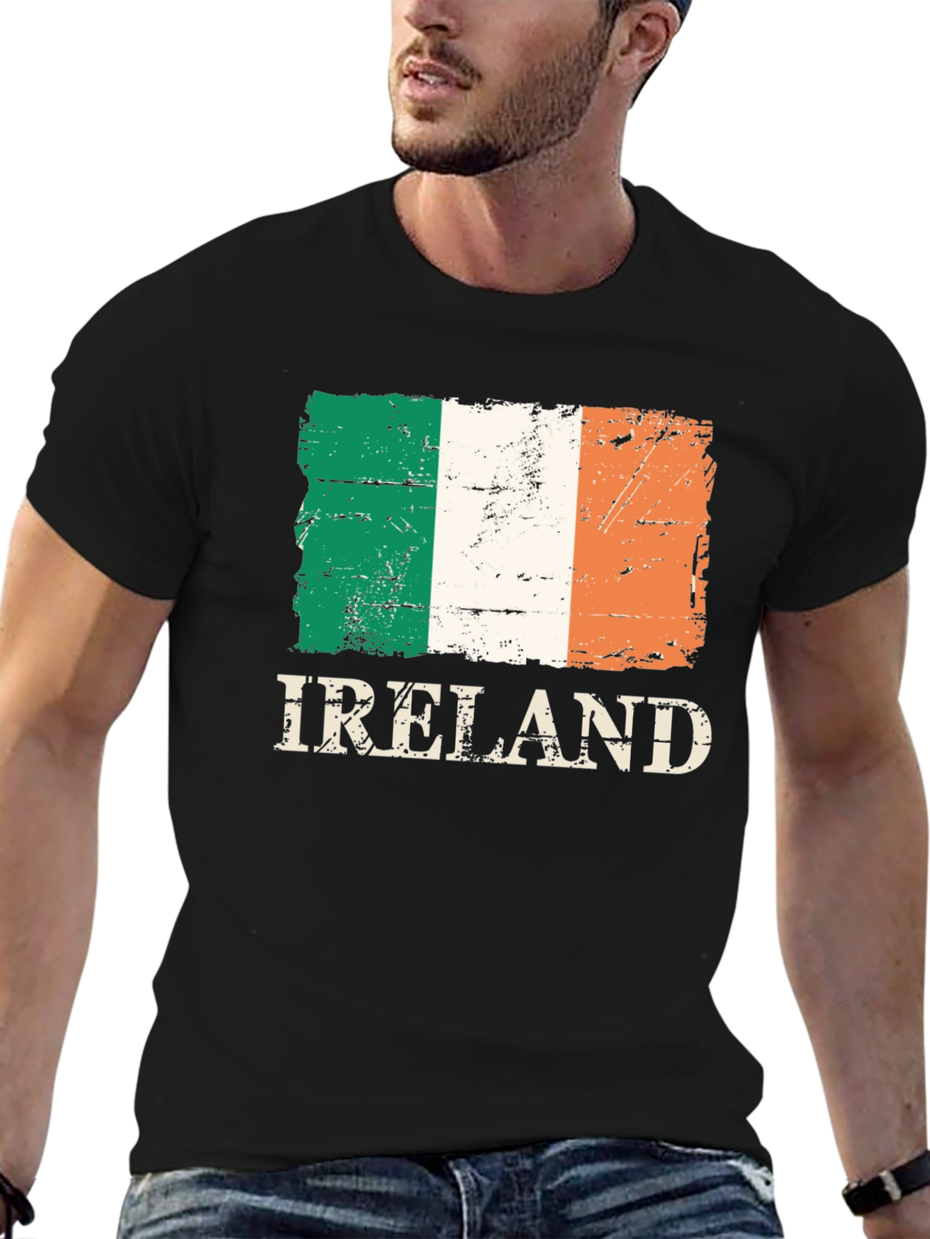 Ireland Flag T-Shirt - Distressed Irish Pride Tee