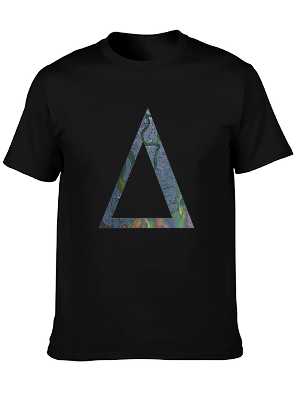 Abstract Triangle Graphic T-Shirt