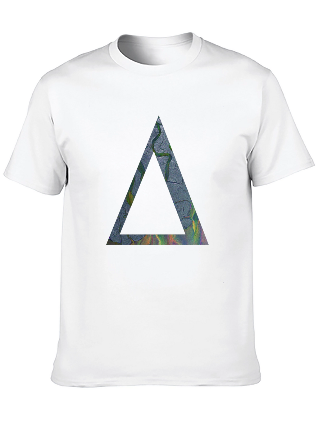 Abstract Triangle Graphic T-Shirt