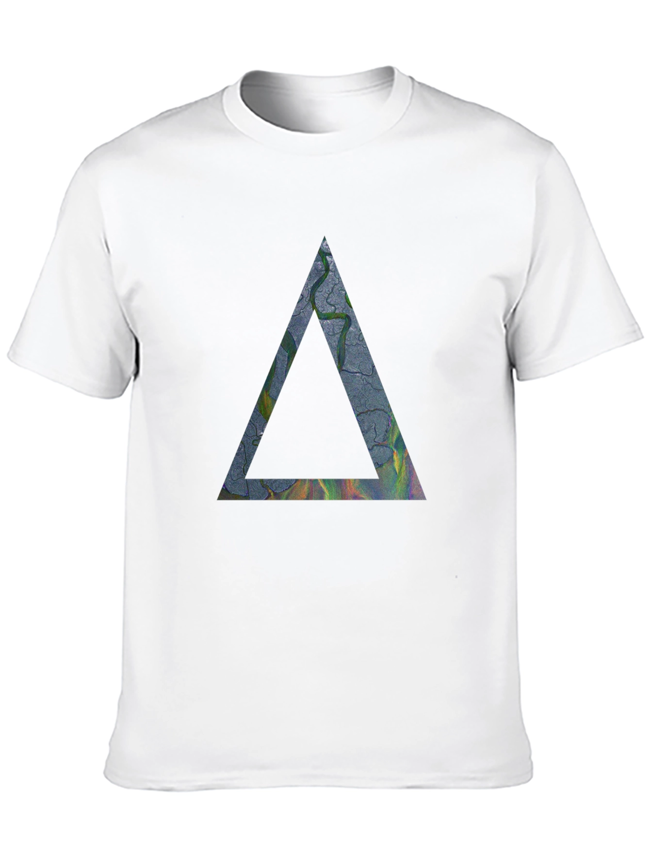 Abstract Triangle Graphic T-Shirt