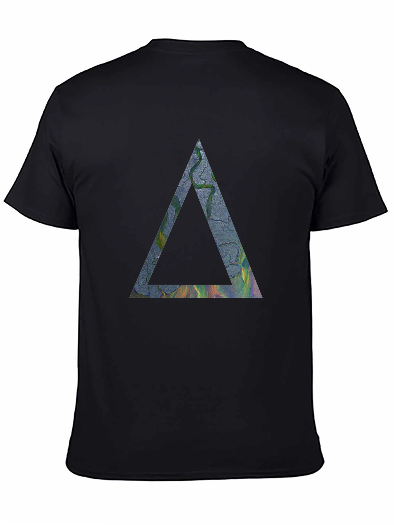 Abstract Triangle Graphic T-Shirt