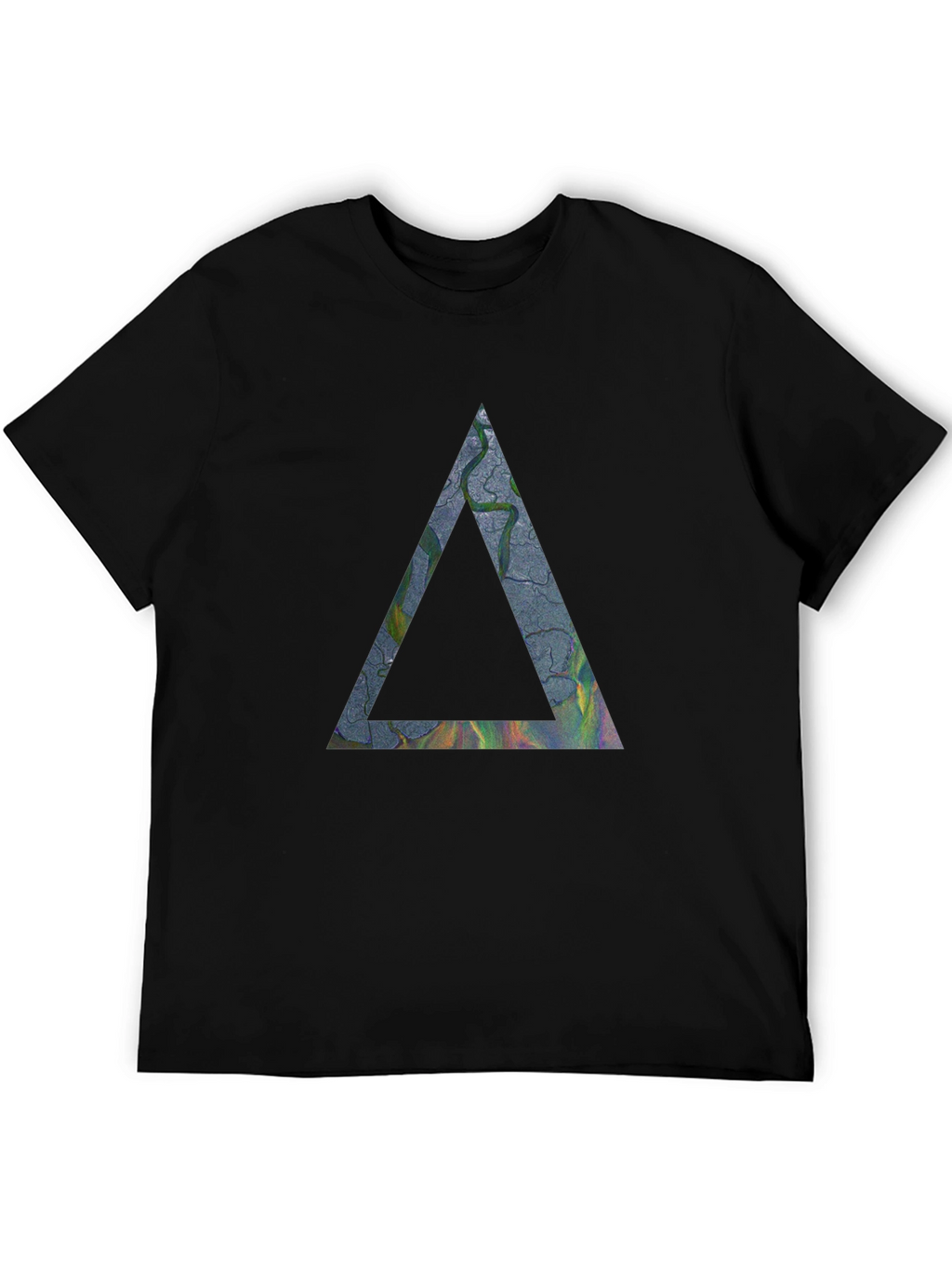 Abstract Triangle Graphic T-Shirt