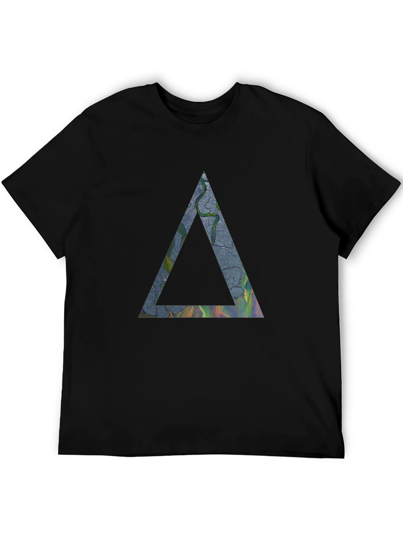 Abstract Triangle Graphic T-Shirt