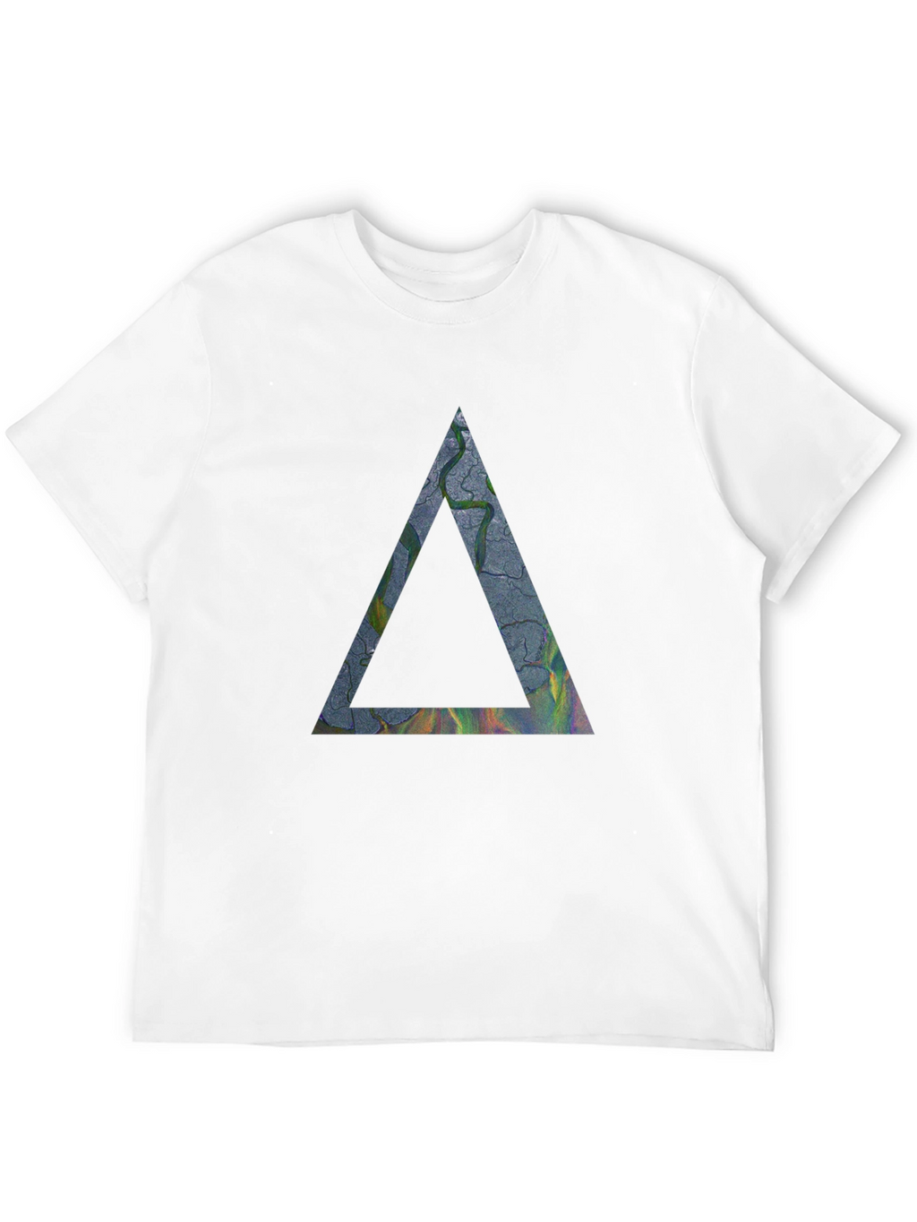 Abstract Triangle Graphic T-Shirt