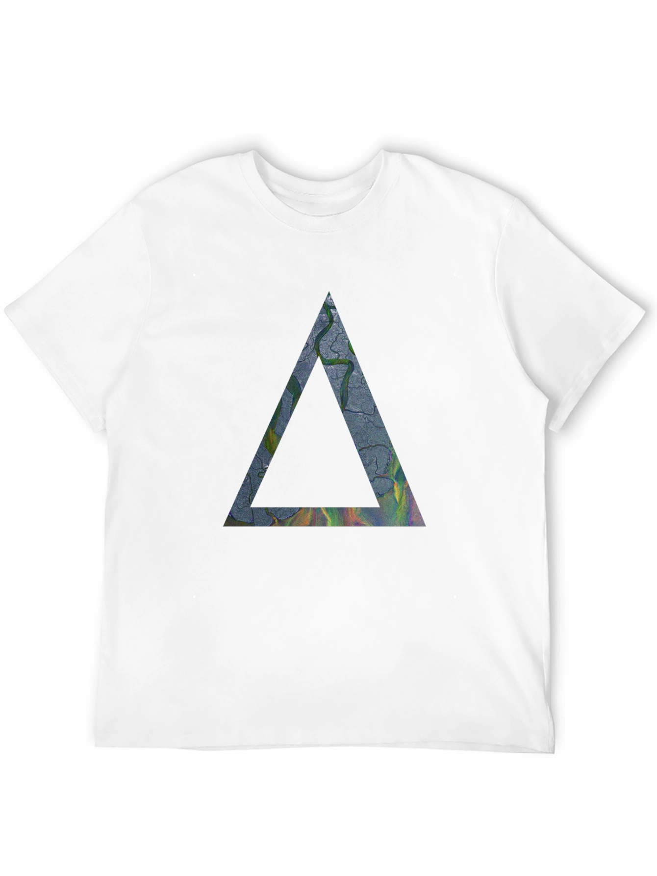 Abstract Triangle Graphic T-Shirt